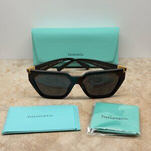 Tiffany & Co Sunglasses TF4205U Black Dark Grey Lens 8001S4 Womens